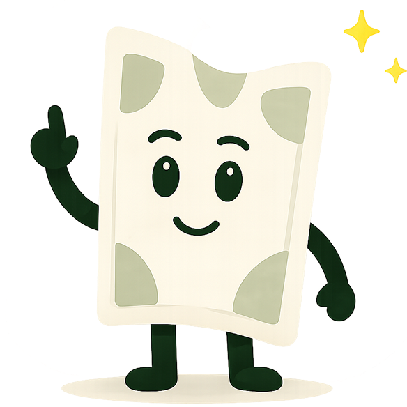 Worthy mascot waving